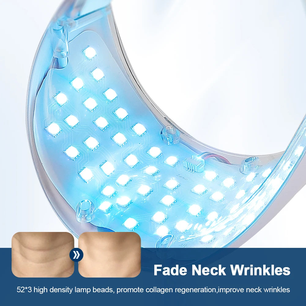 GlowPulse 7-Color LED Face & Neck Therapy Mask
