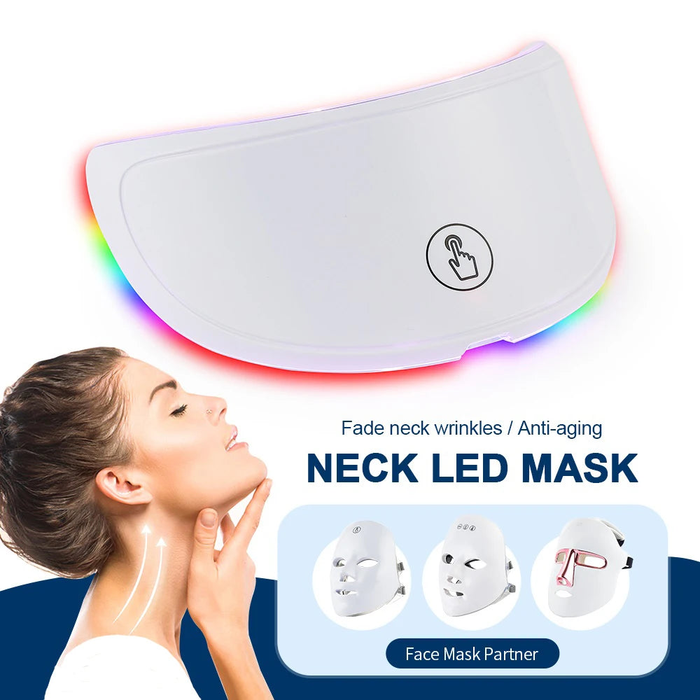 GlowPulse 7-Color LED Face & Neck Therapy Mask